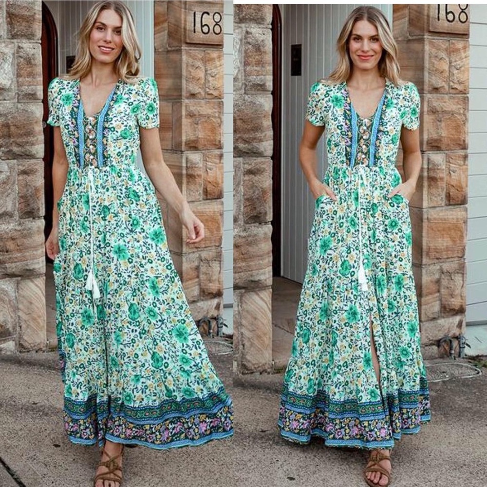 Blue Maxi Dress